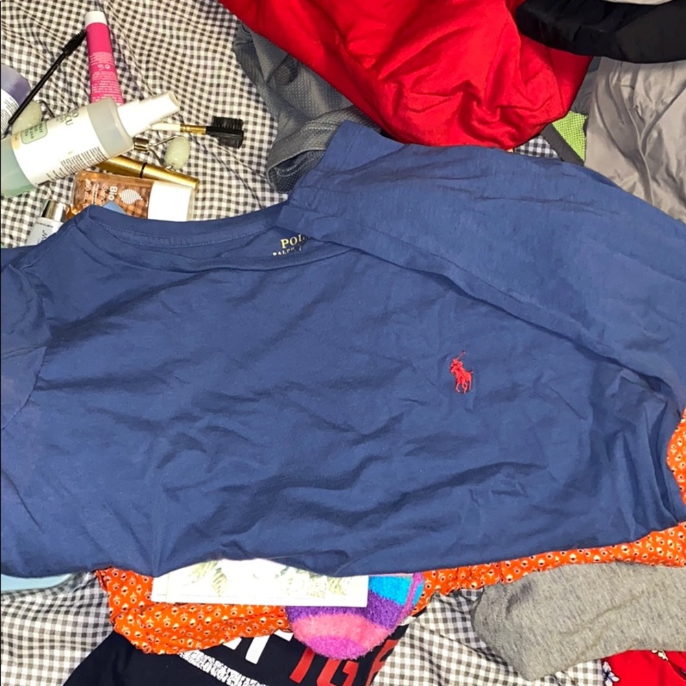 Polo blue 3/4 sleeve